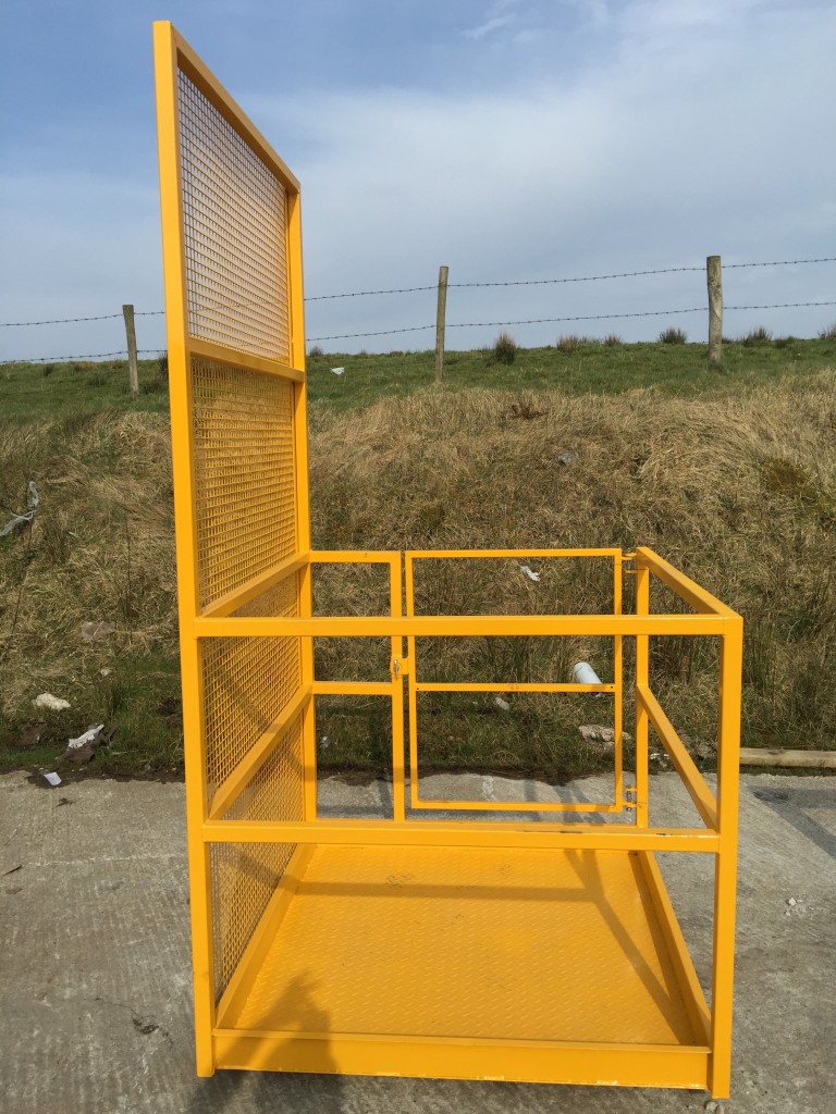 4ft X 4ft Forklift Man Lift Basket Mesh Guard Model Multec Ltd