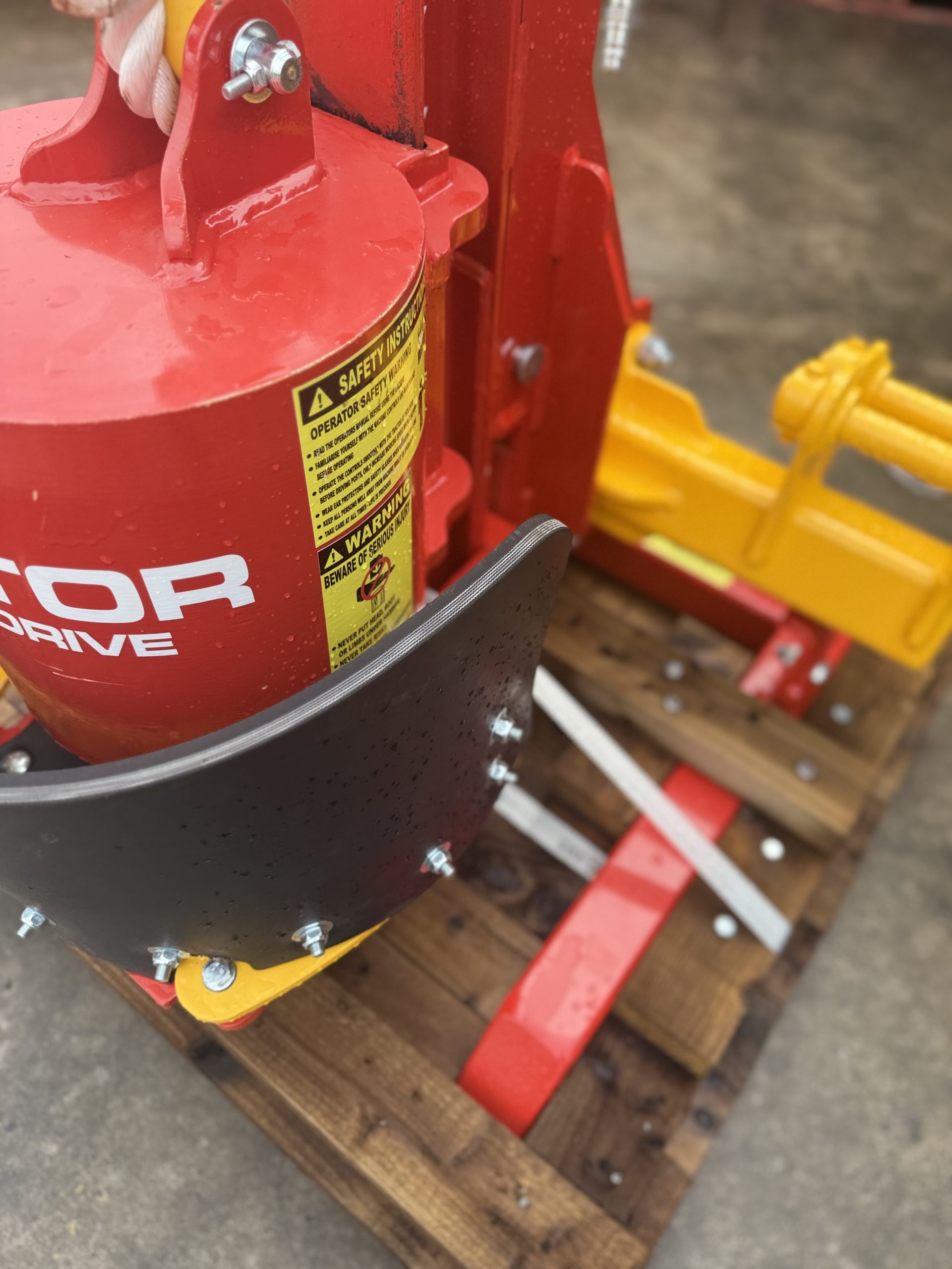 Vector Mini-Excavator Post Driver - (Model 6) - Image 21