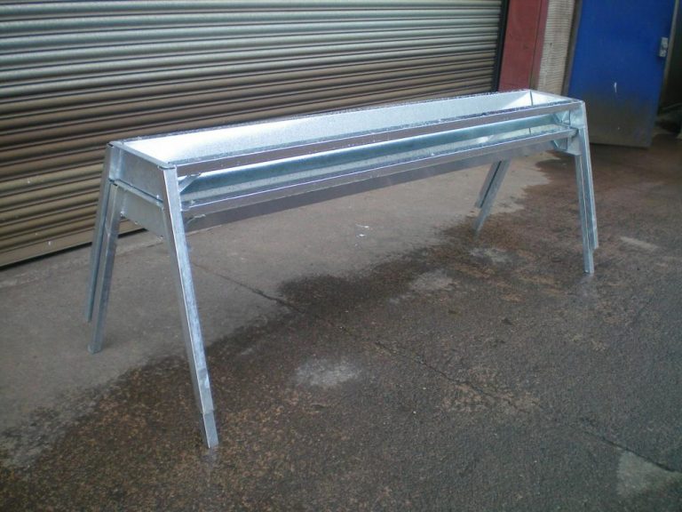 Galvanised Cattle Feeding Troughs (Single Troughs) Multec Ltd