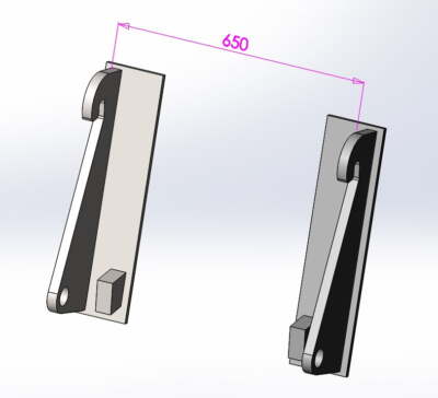 Zettelmeyer Brackets (Zettlemeyer ZL402 Volvo L20) - Image 3